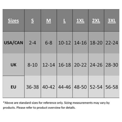 Size Chart – Lola Plus