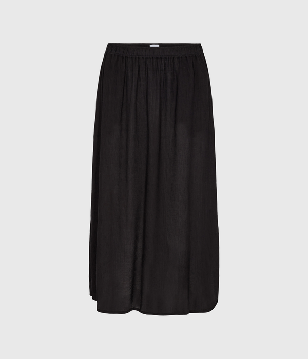 svart lång kjol dam