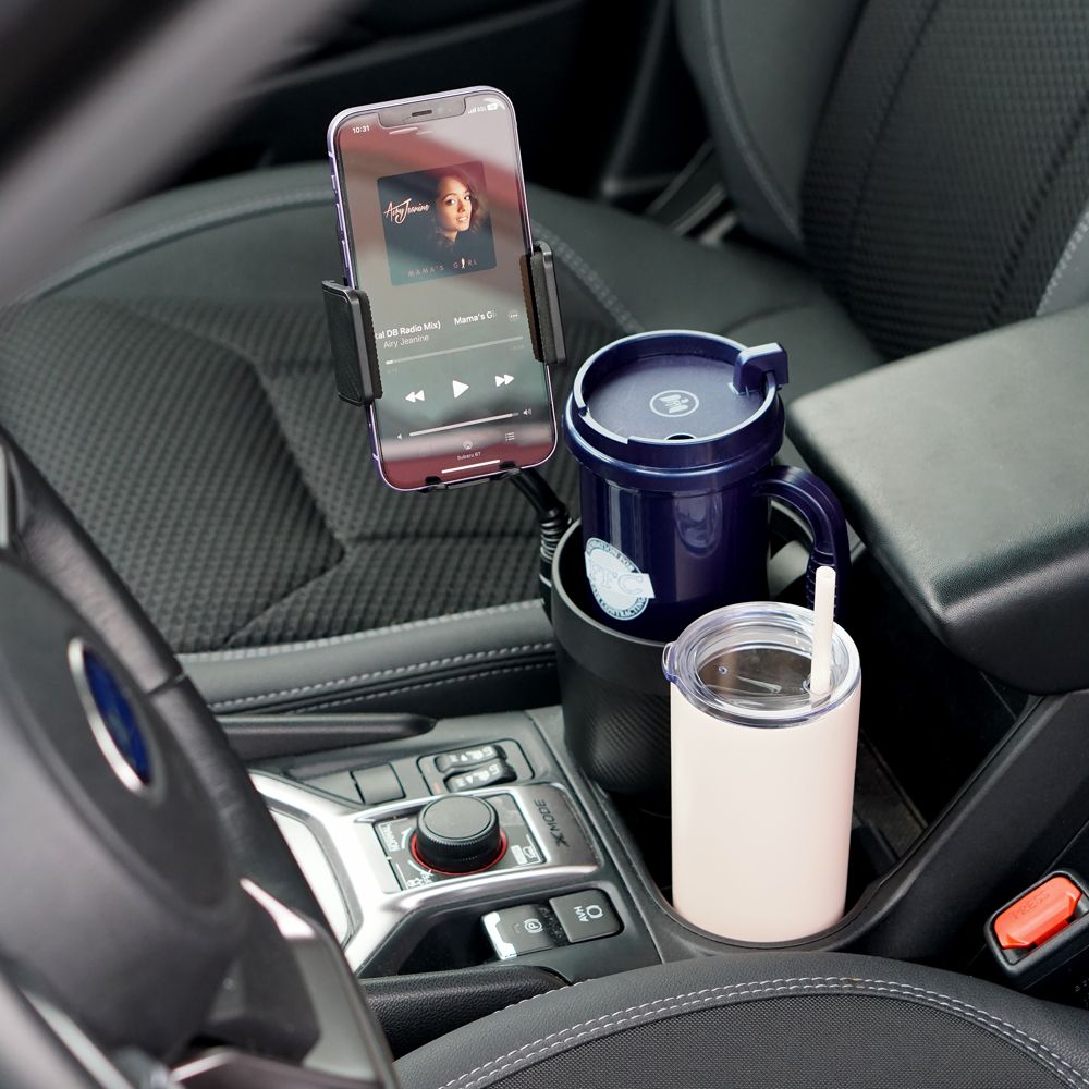 CupCargo - Cup Holder Expander and Phone Mount With Adjustable