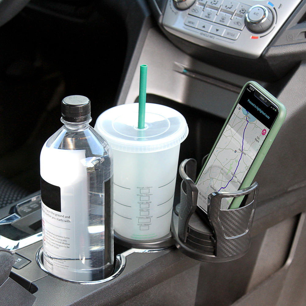 Car Drinks Holder Cup Center Console Double Cup Holder Organizer
