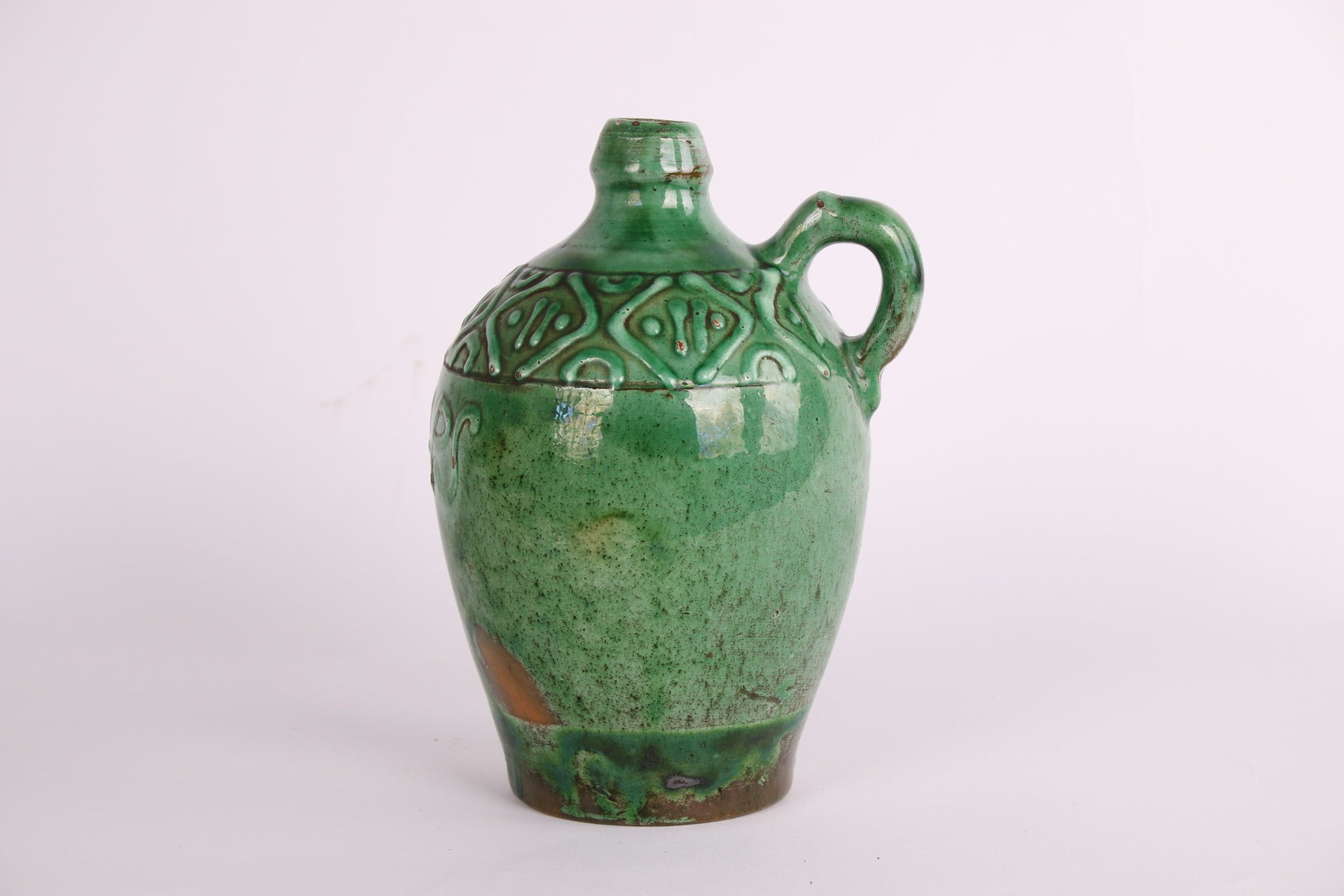 waarom niet eindeloos Ook Snaps decorative jar/vase green pottery – Timeless-Art