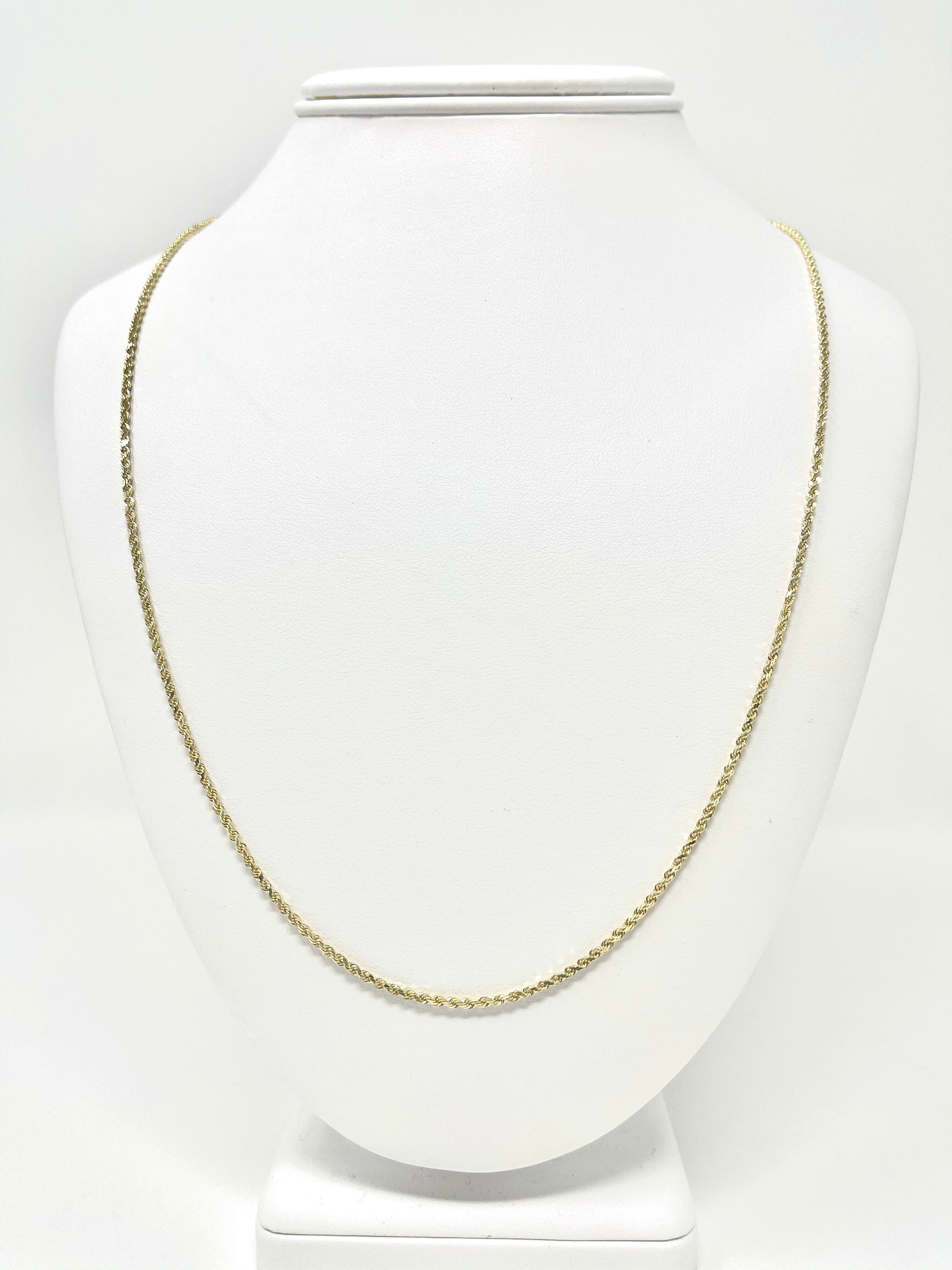 10K 10mm Solid Diamond Chain