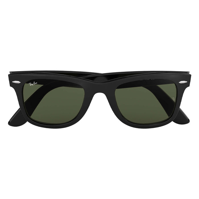 Rayban ORIGINAL WAYFARER CLASSIC Black - Green Classic G15 – Specs Appeal  Optical