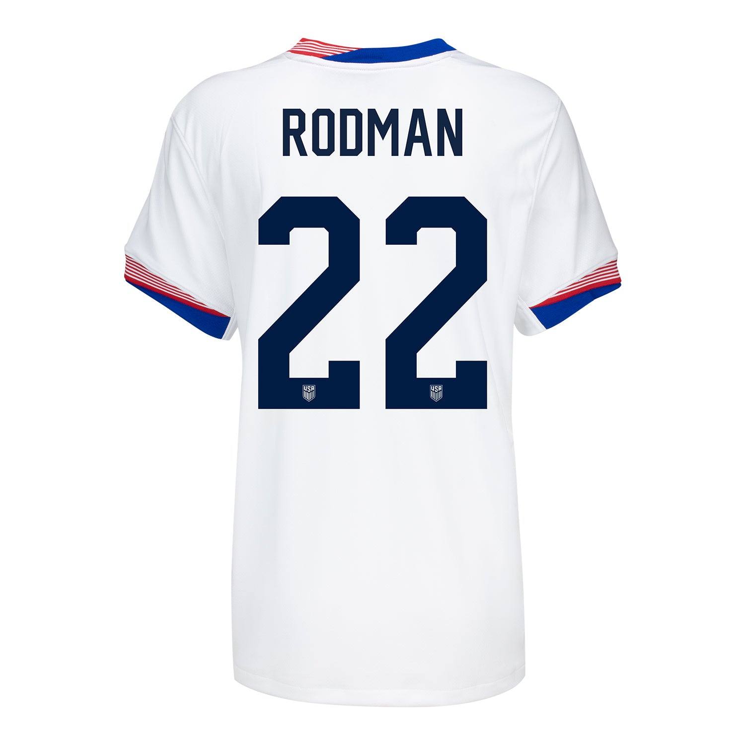 Women's Nike USWNT 2024 Personalized American Classic Home Stadium Jersey - Back View