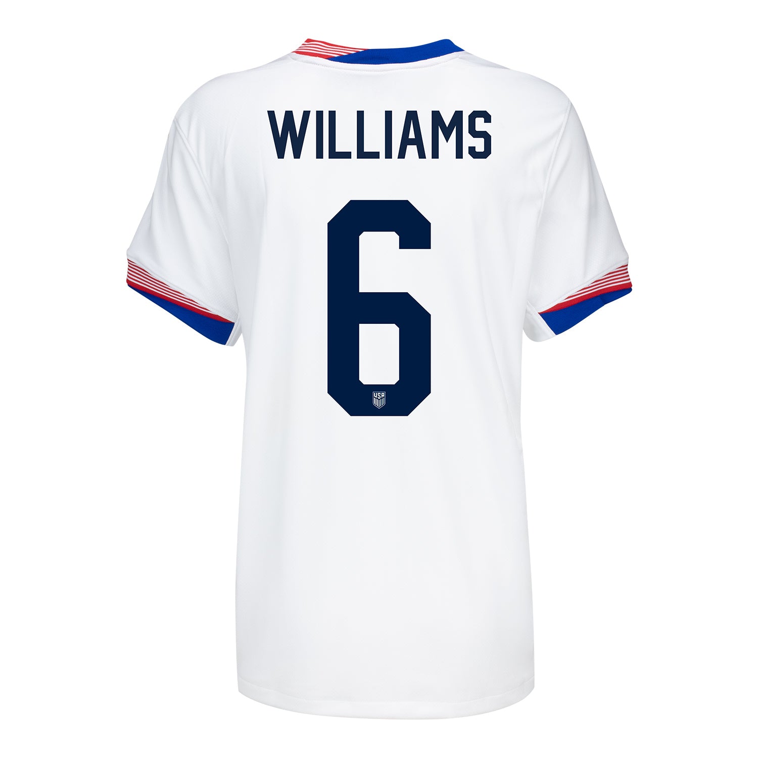 Women's Nike USWNT 2024 Personalized American Classic Home Stadium Jersey - Back View