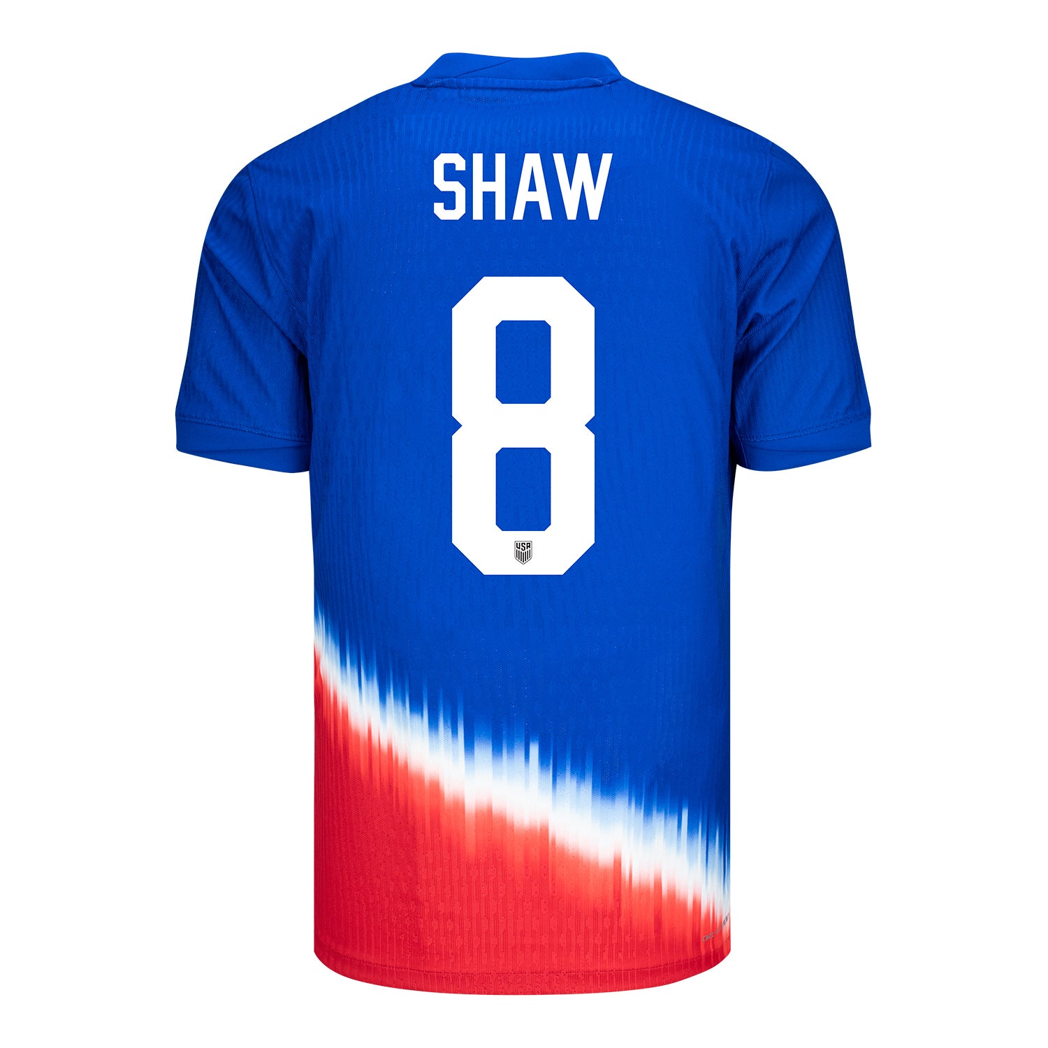 Men's Nike USWNT 2024 Personalized American Icon Away Match Jersey - Back View