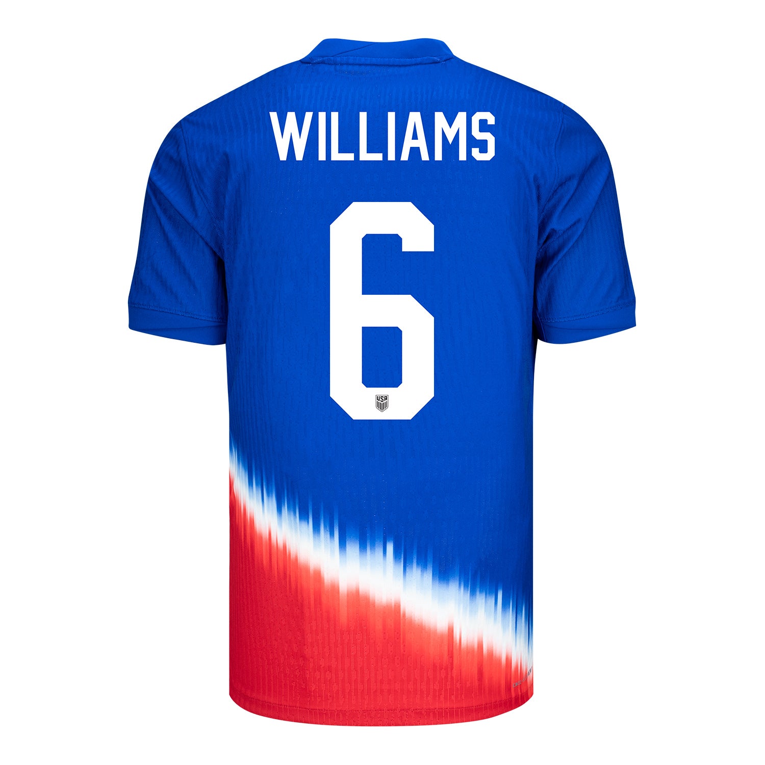 Men's Nike USWNT 2024 Personalized American Icon Away Match Jersey - Back View