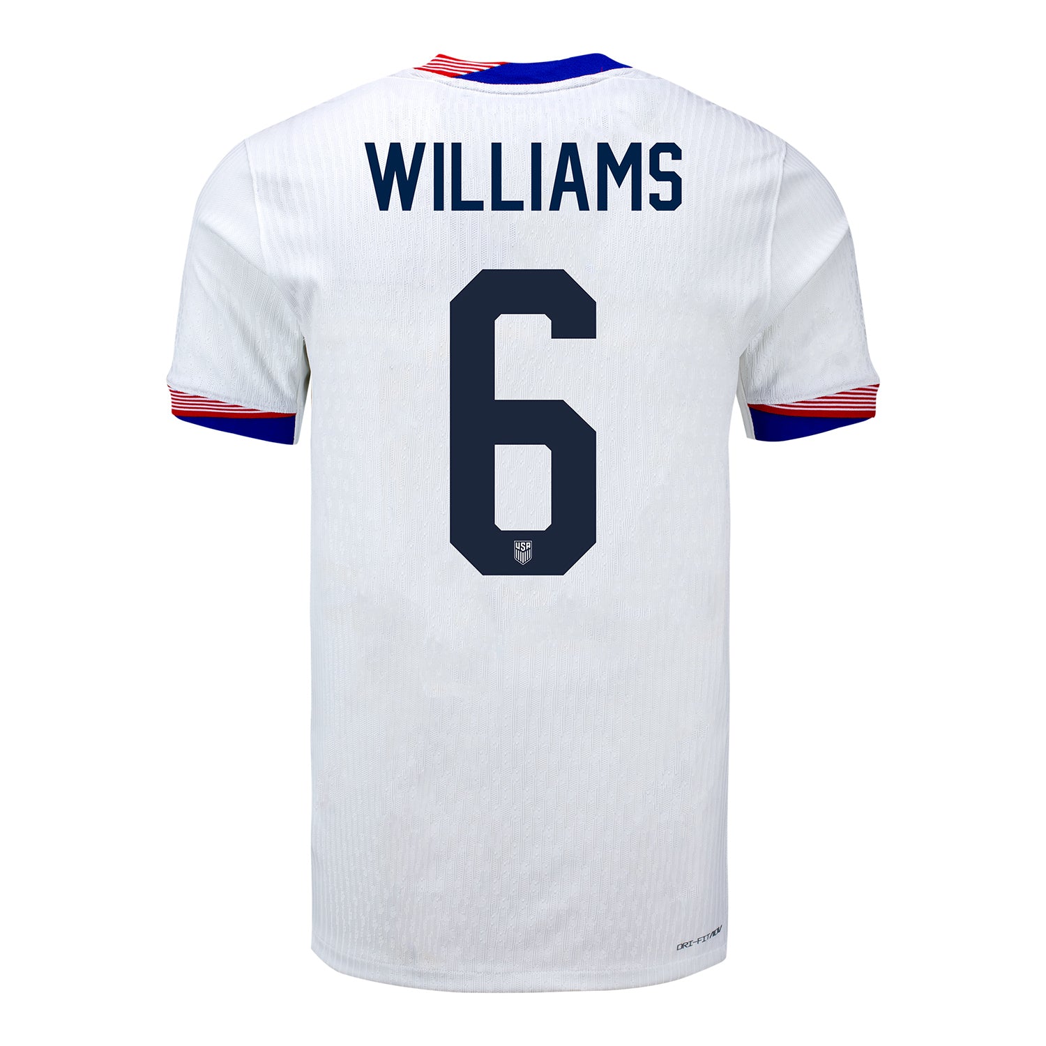 Men's Nike USWNT 2024 Personalized American Classic Home Match Jersey - Back View