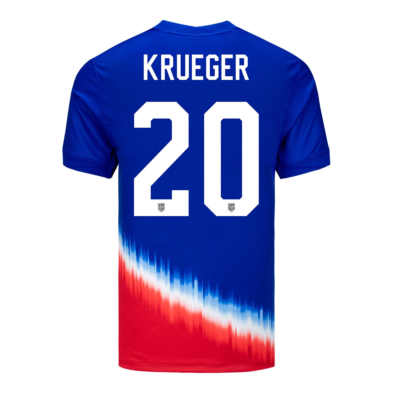 Men's Nike USWNT 2024 Personalized American Icon Away Stadium Jersey - Back View