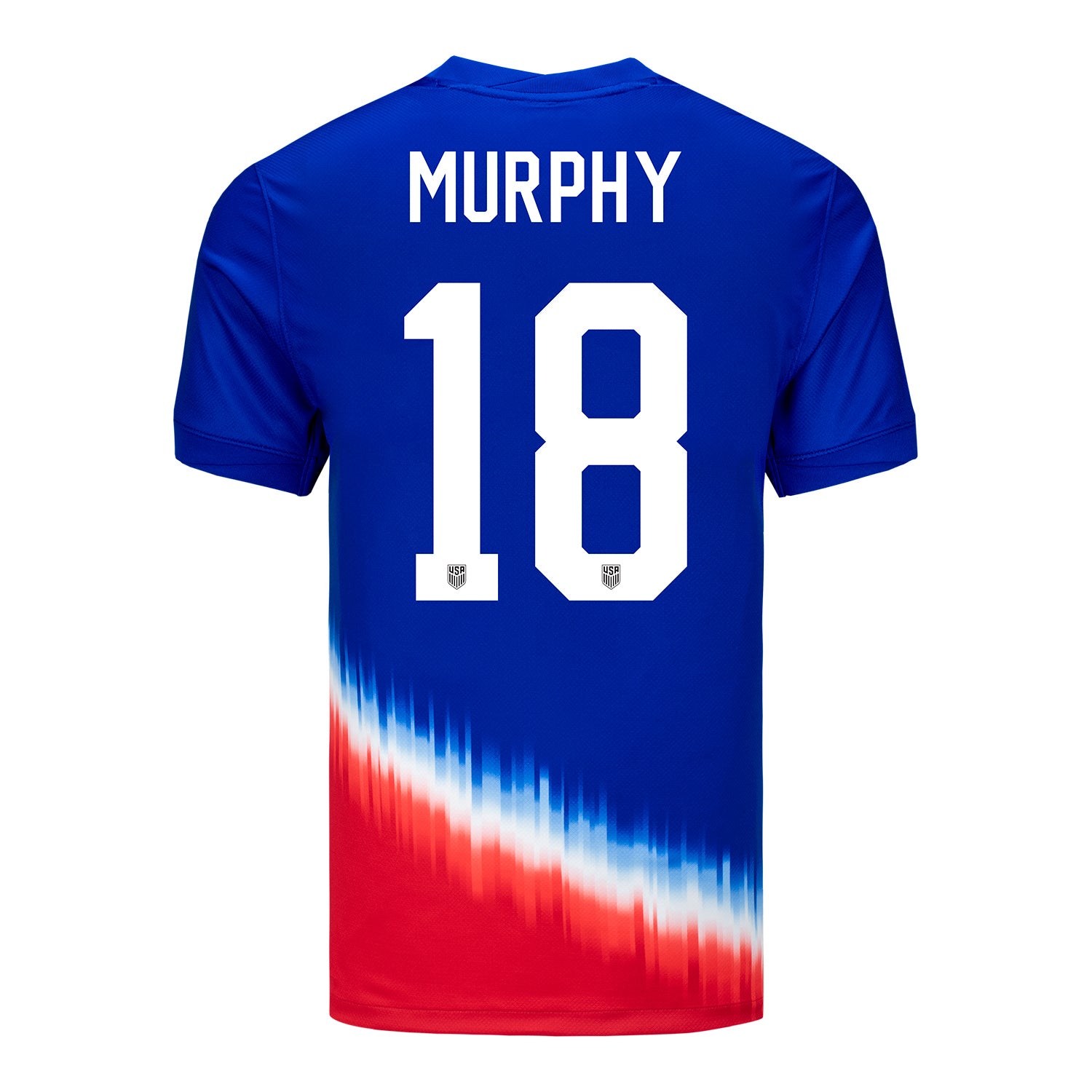 Men's Nike USWNT 2024 Personalized American Icon Away Stadium Jersey - Back View