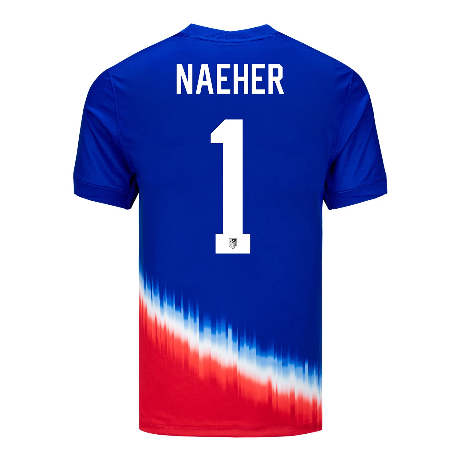 Men's Nike USWNT 2024 Personalized American Icon Away Stadium Jersey - Back View