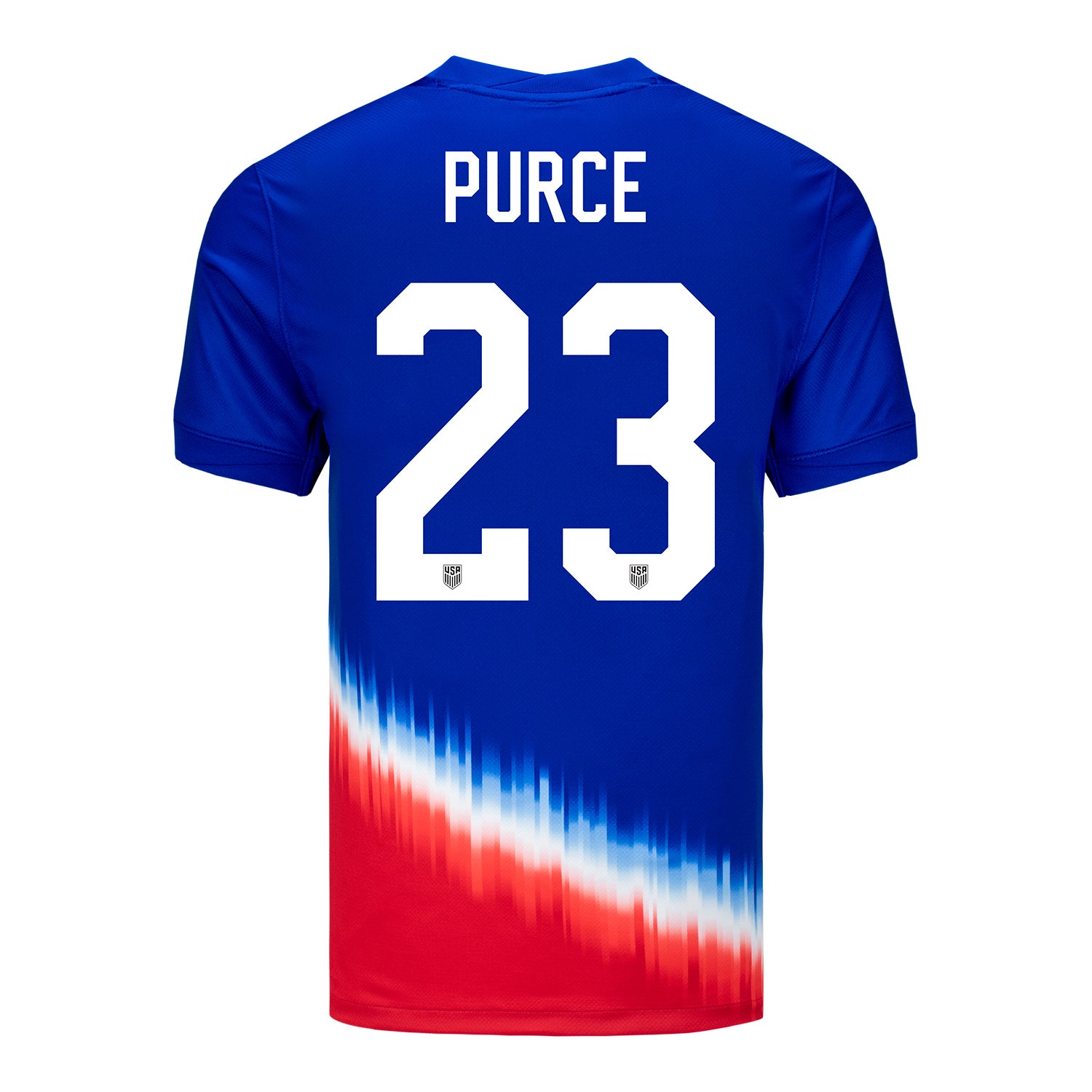 Men's Nike USWNT 2024 Personalized American Icon Away Stadium Jersey - Back View