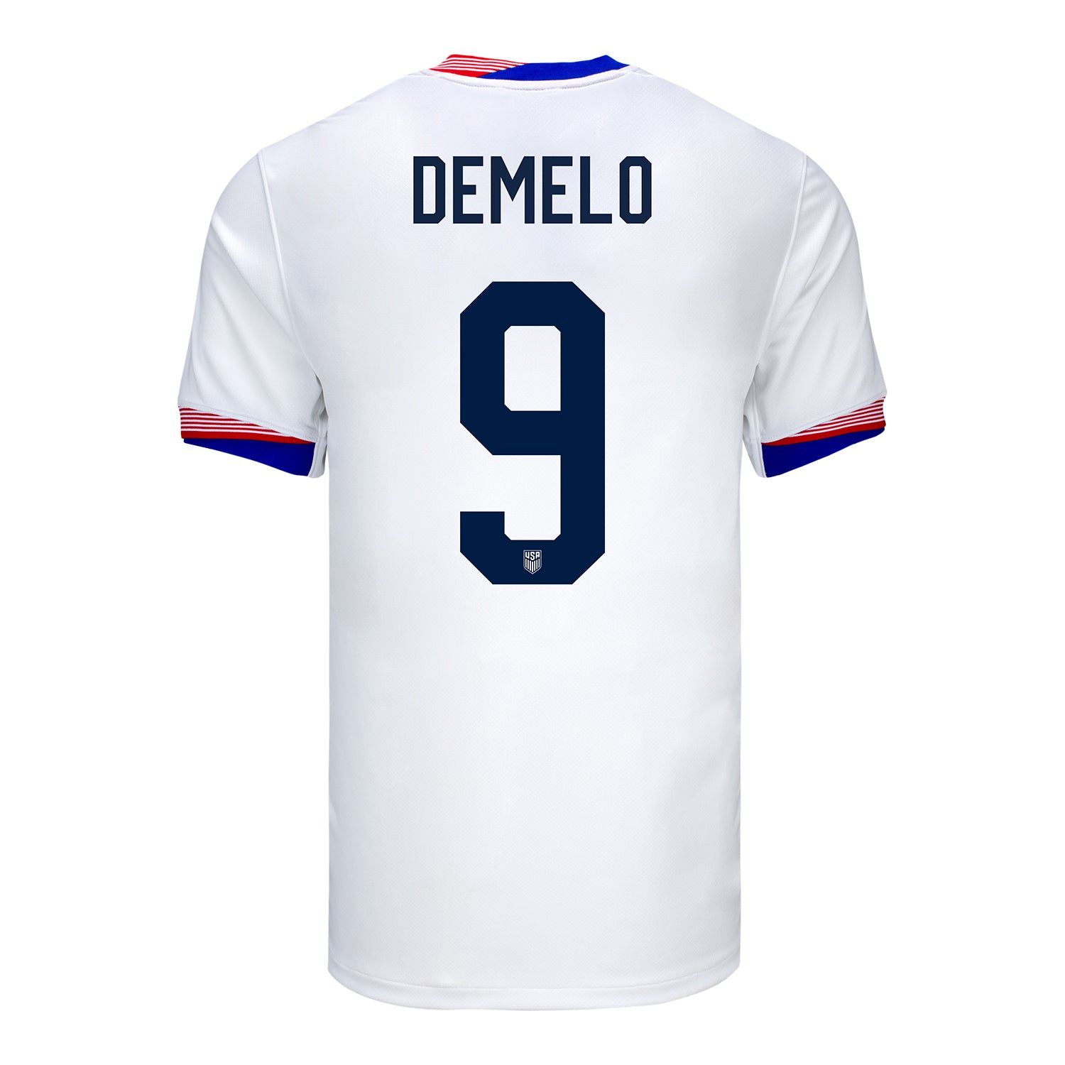 Men's Nike USWNT 2024 Personalized American Classic Home Stadium Jersey - Back View