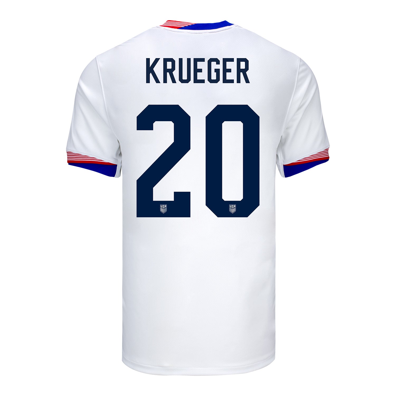 Men's Nike USWNT 2024 Personalized American Classic Home Stadium Jersey - Back View