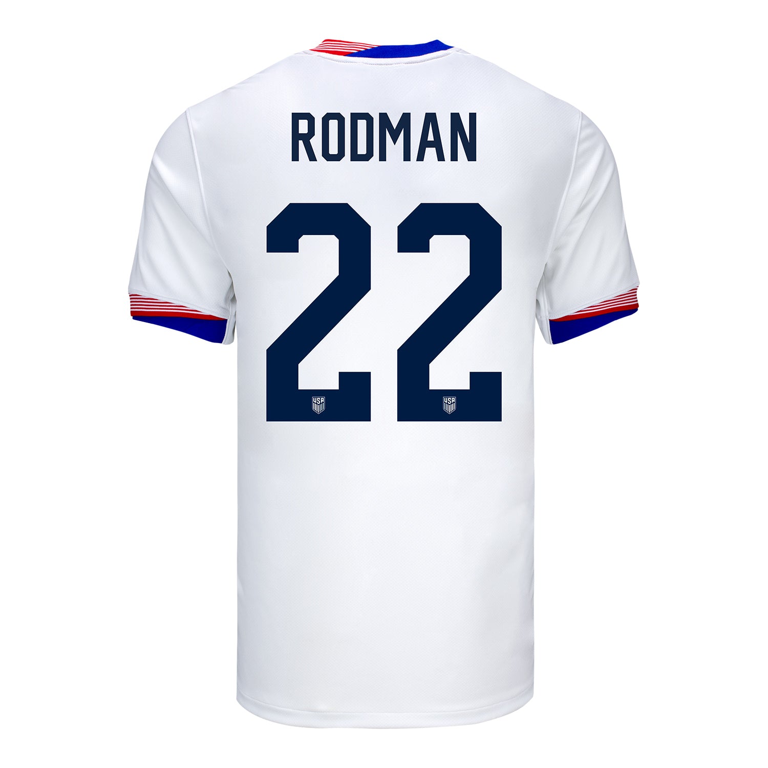 Men's Nike USWNT 2024 Personalized American Classic Home Stadium Jersey - Back View