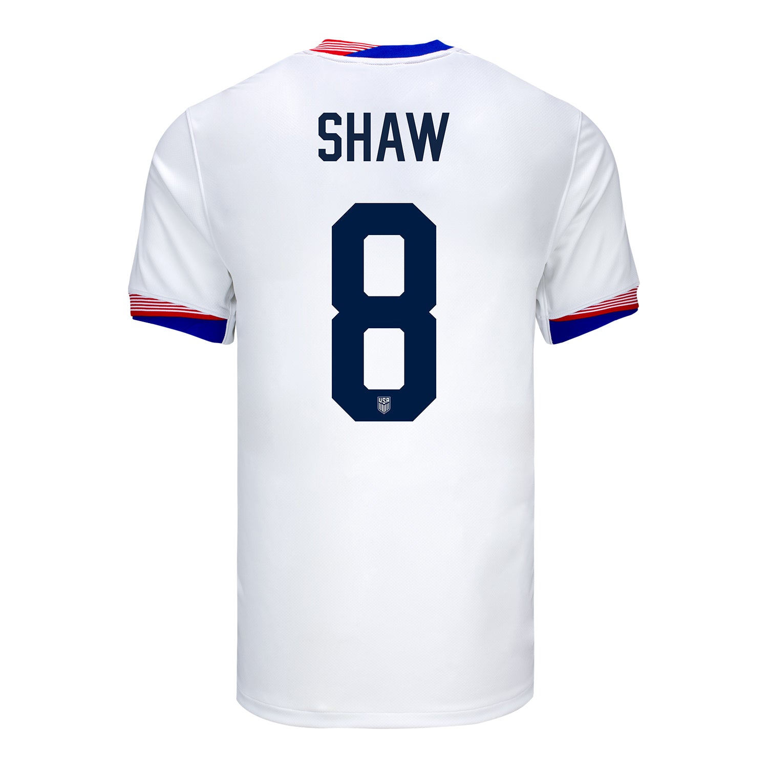 Men's Nike USWNT 2024 Personalized American Classic Home Stadium Jersey - Back View