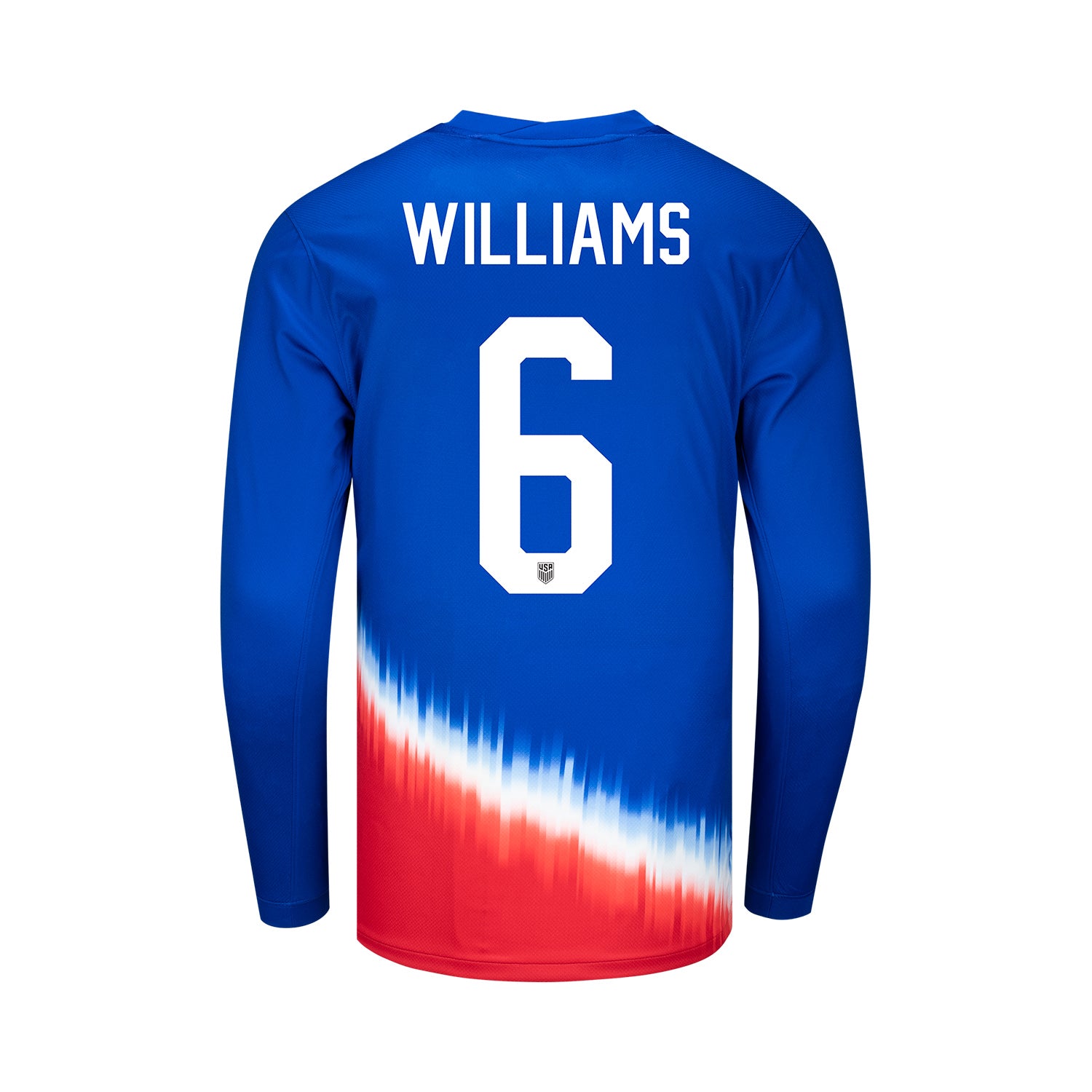 Youth Nike USWNT 2024 Personalized American Icon Away Stadium Long Sleeve Jersey