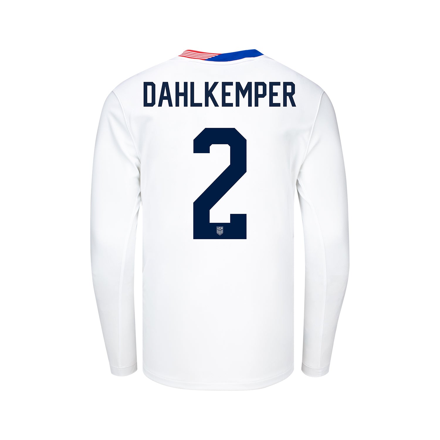 Youth Nike USWNT 2024 Personalized American Classic Home Stadium Long Sleeve Jersey
