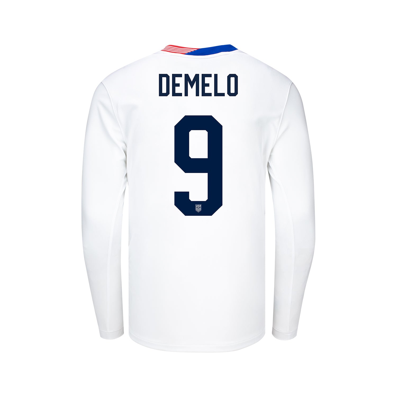 Youth Nike USWNT 2024 Personalized American Classic Home Stadium Long Sleeve Jersey