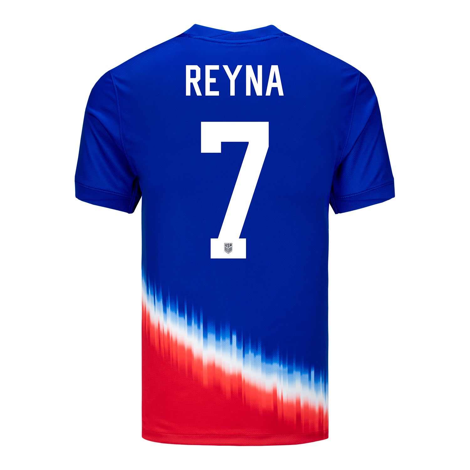 Men's Nike USMNT 2024 Personalized American Icon Away Stadium Jersey - Back View