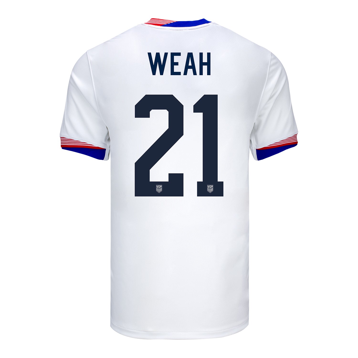 Men's Nike USMNT 2024 Personalized American Classic Home Stadium Jersey - Back View