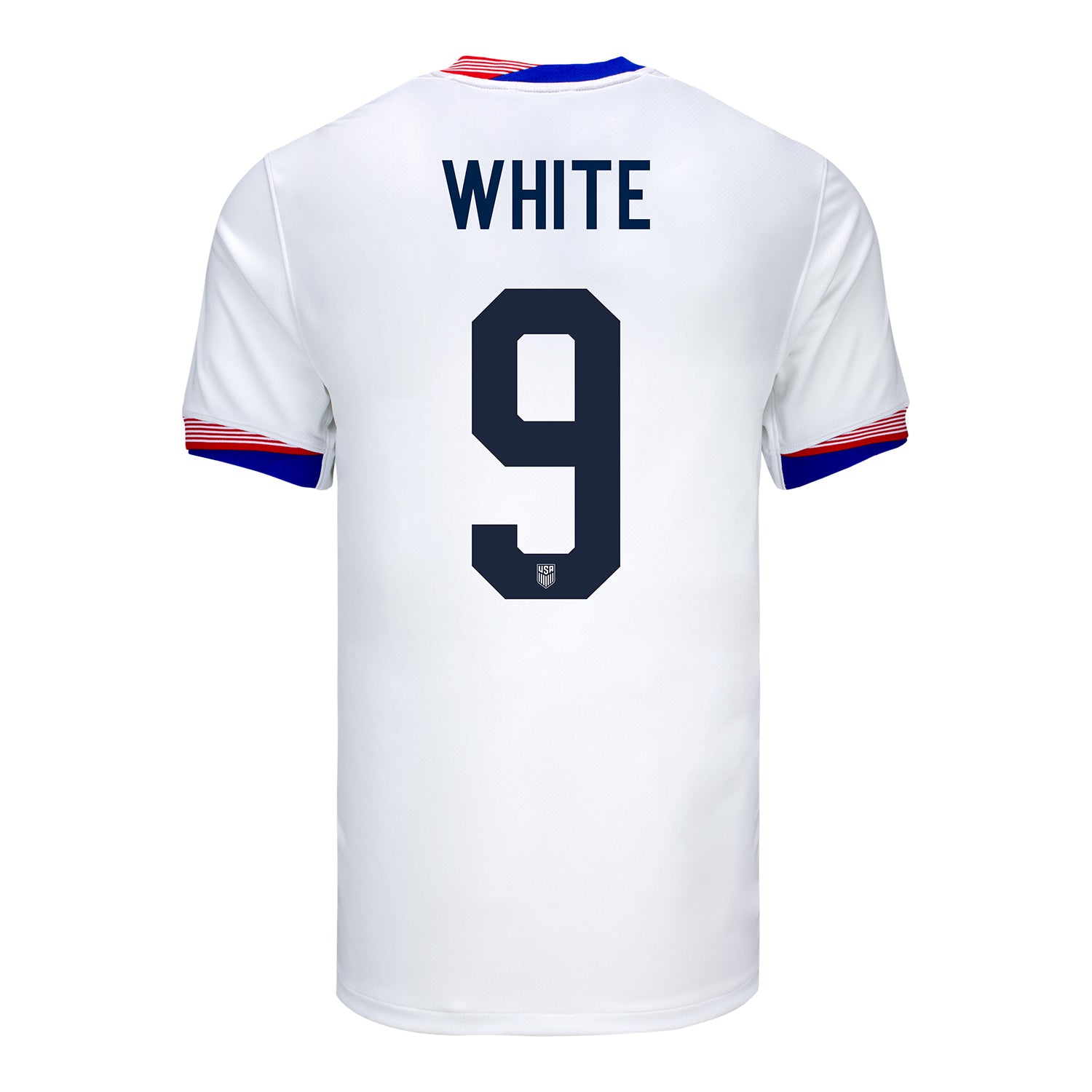 Men's Nike USMNT 2024 Personalized American Classic Home Stadium Jersey - Back View