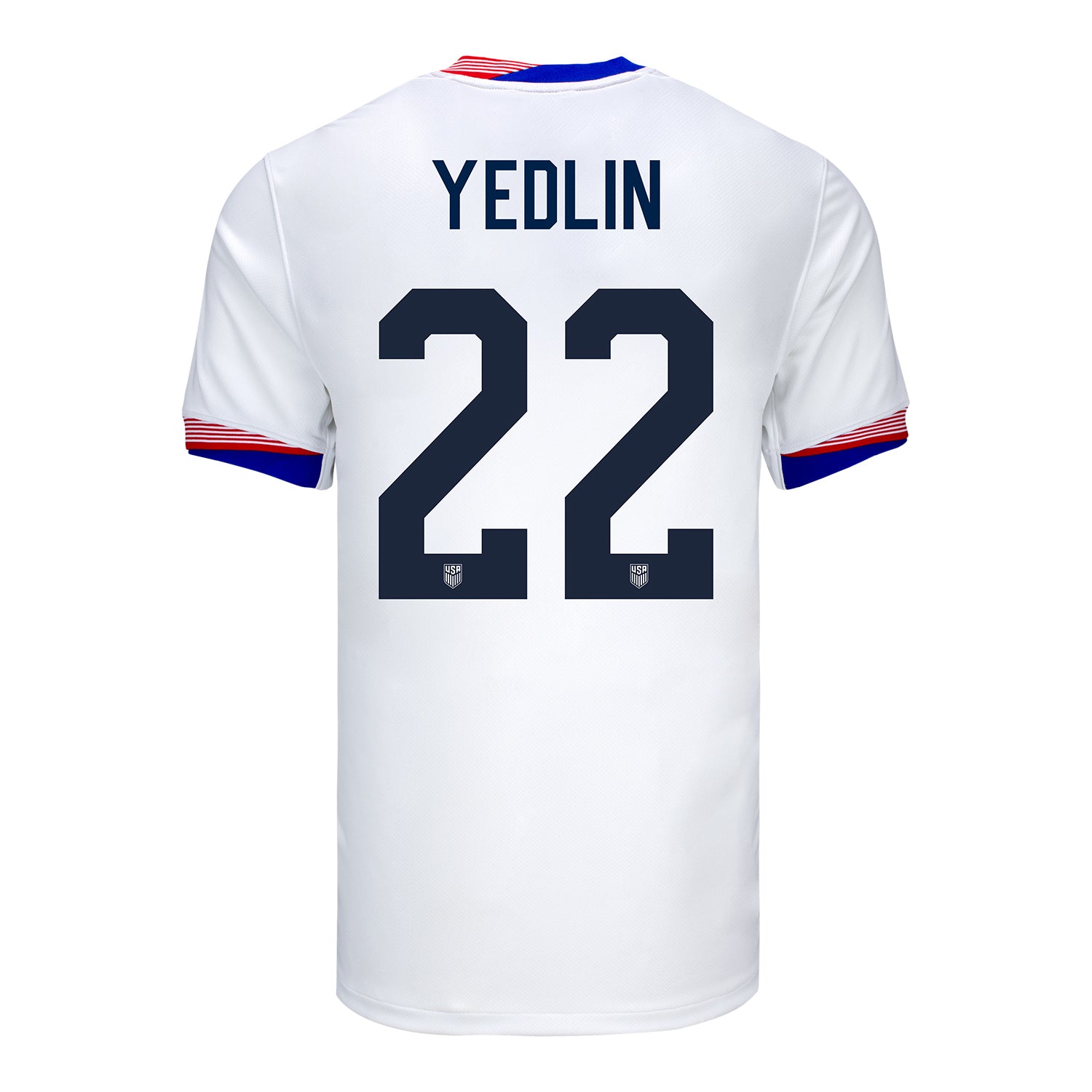 Men's Nike USMNT 2024 Personalized American Classic Home Stadium Jersey - Back View