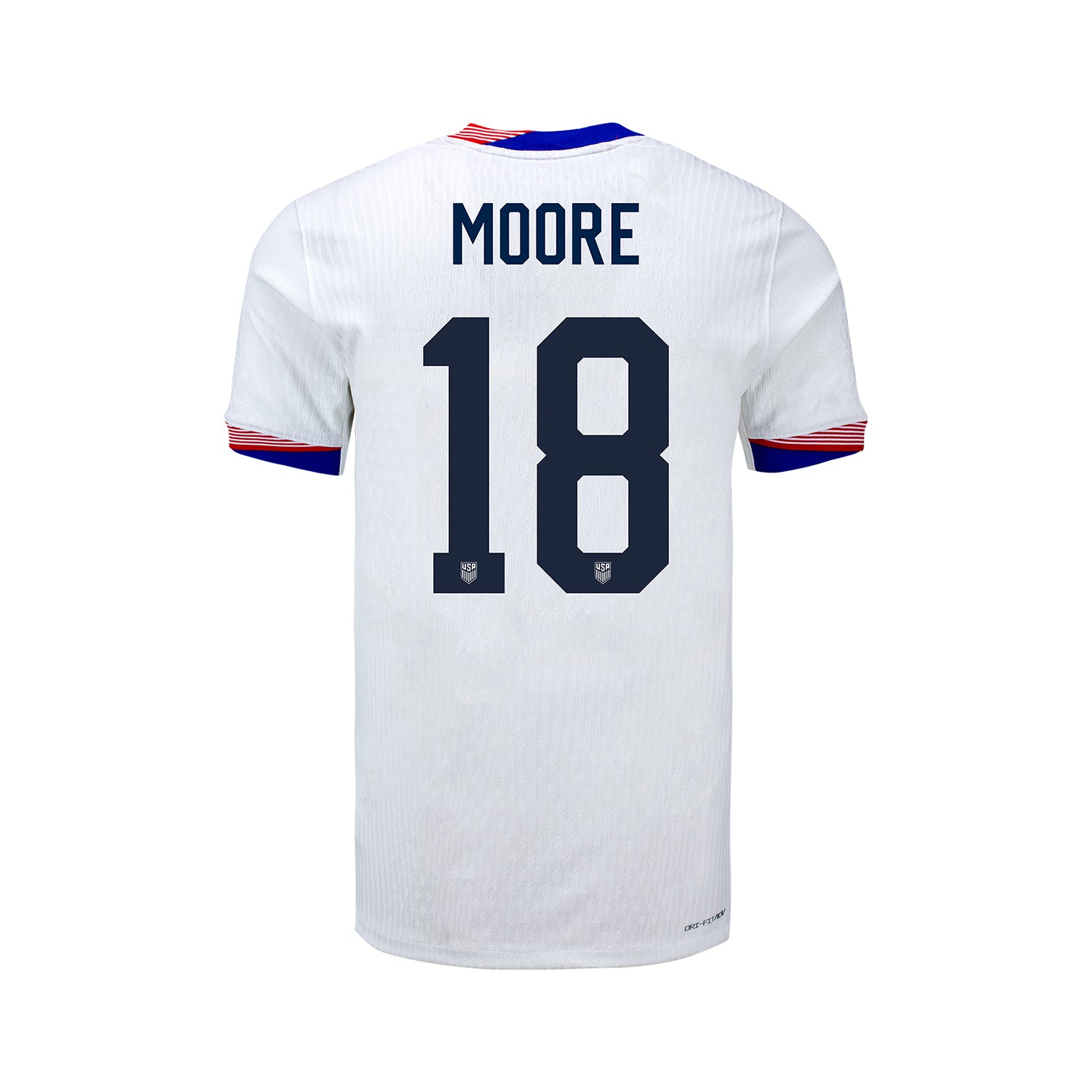 Youth Nike USMNT 2024 Personalized American Classic Home Match Jersey