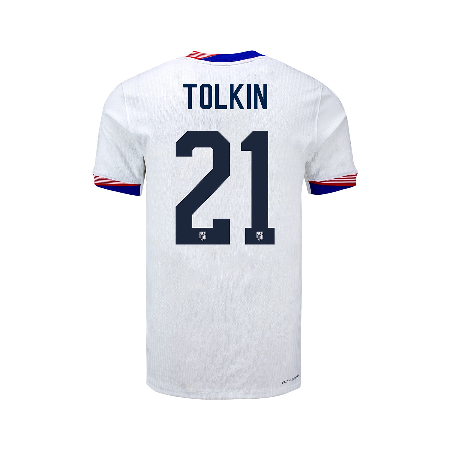 Youth Nike USMNT 2024 Personalized American Classic Home Match Jersey