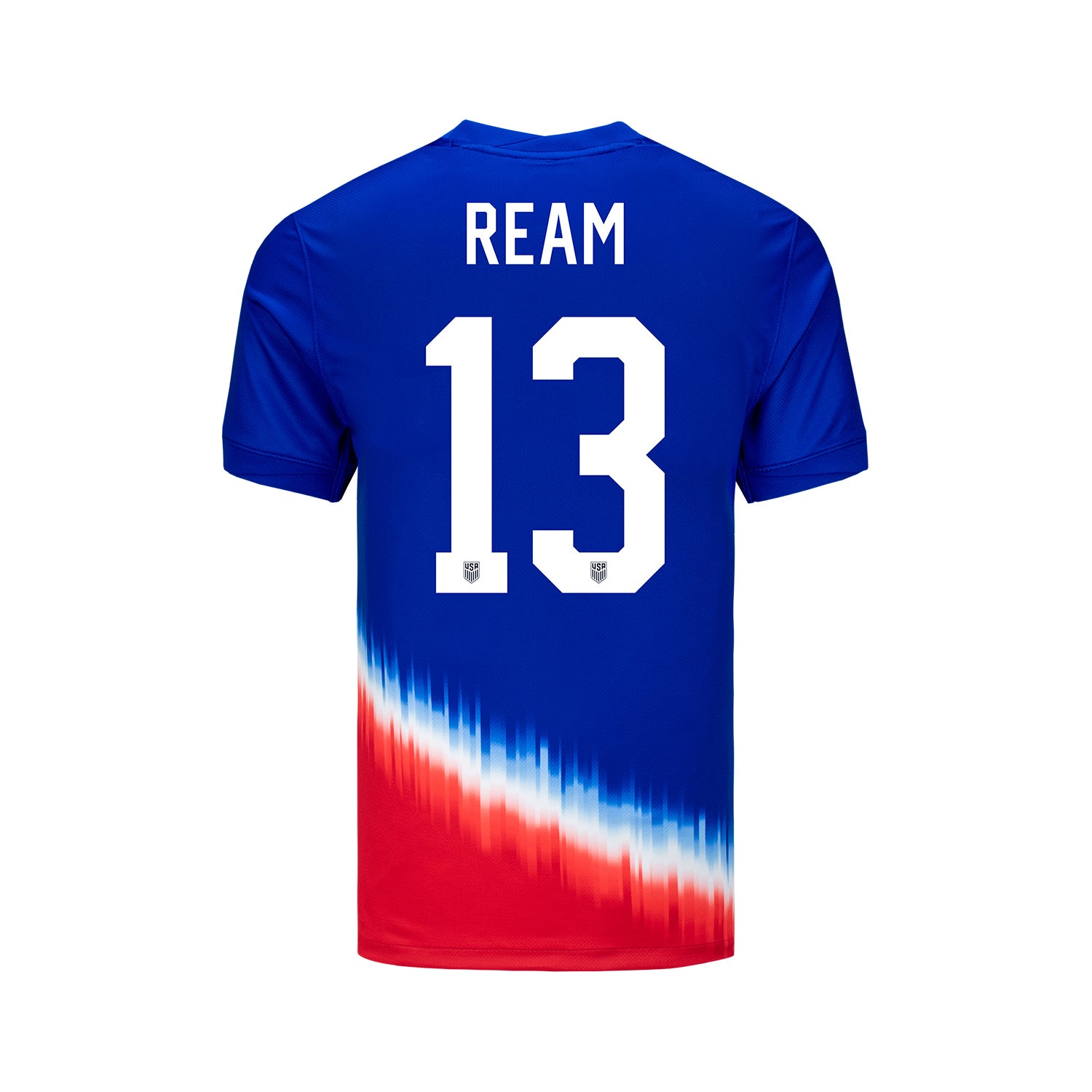Youth Nike USMNT 2024 Personalized American Icon Away Stadium Jersey - Back View