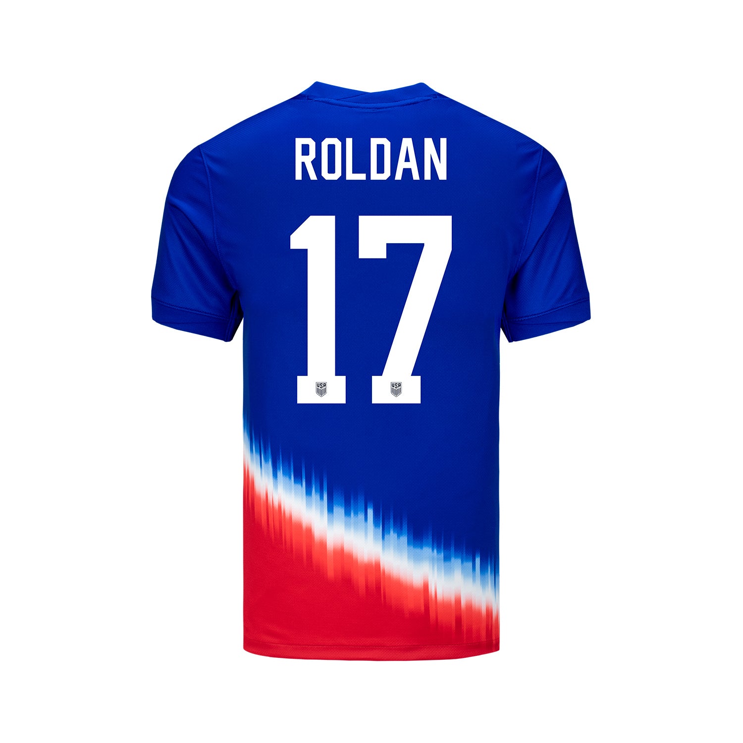 Youth Nike USMNT 2024 Personalized American Icon Away Stadium Jersey - Back View