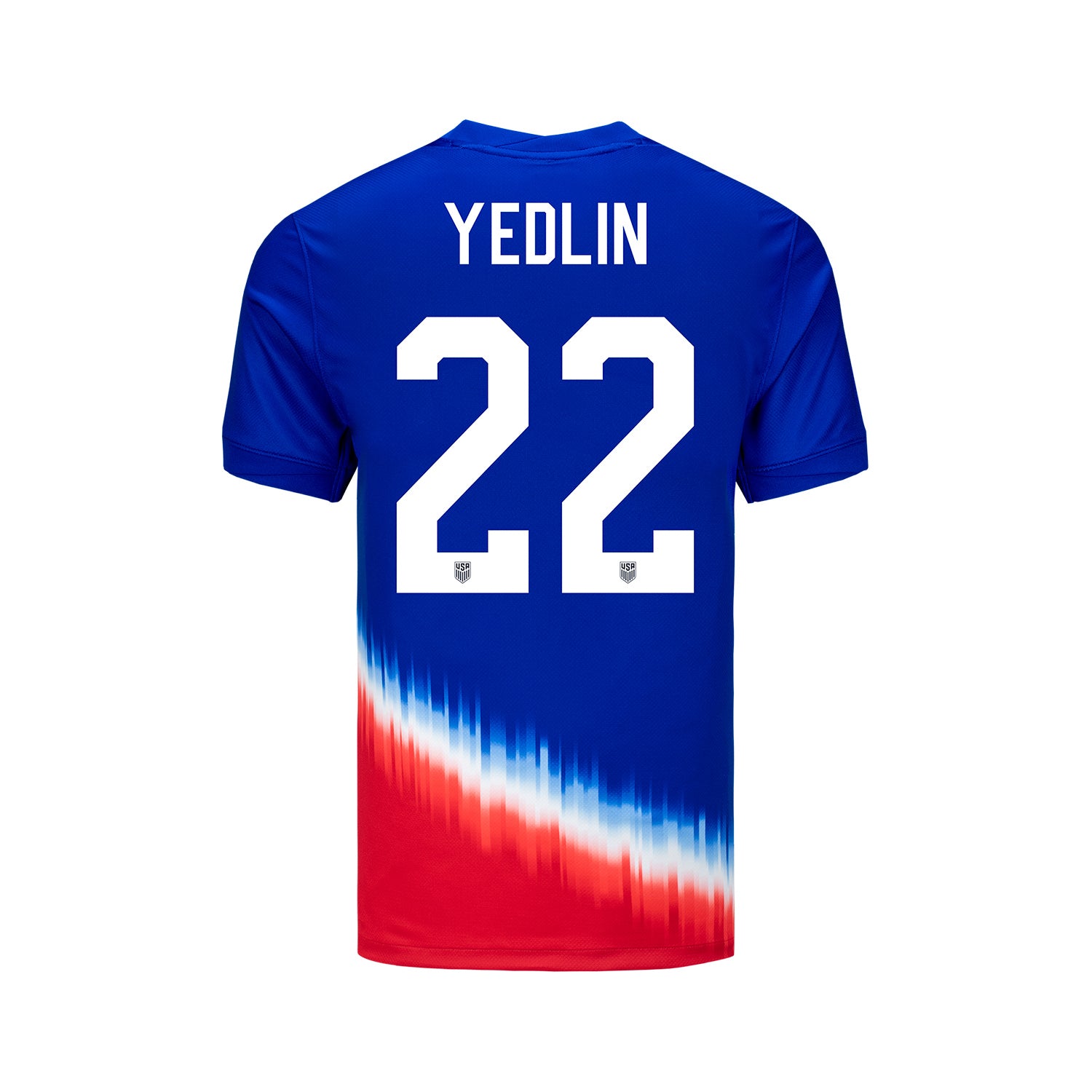 Youth Nike USMNT 2024 Personalized American Icon Away Stadium Jersey - Back View