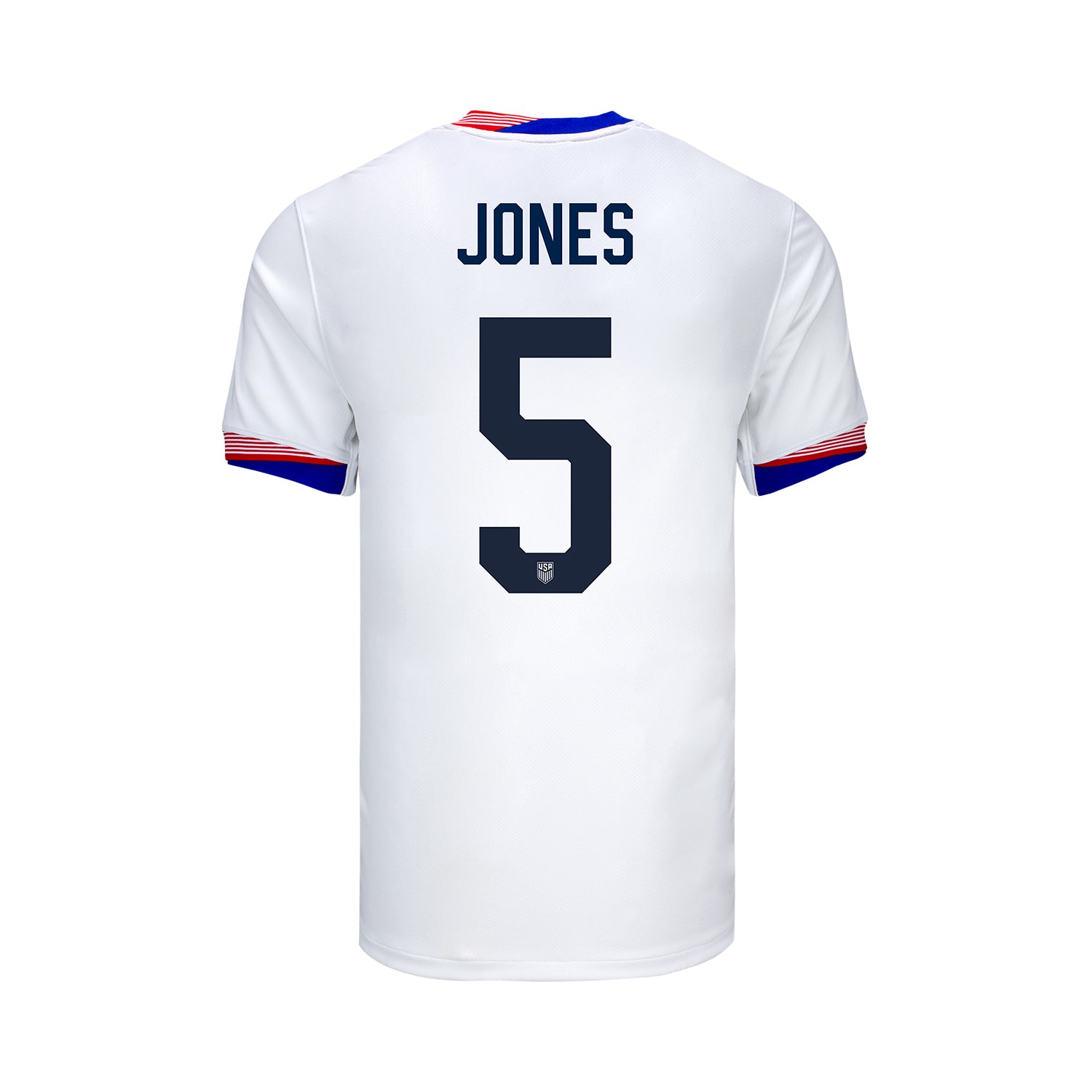 Youth Nike USMNT 2024 Personalized American Classic Home Stadium Jersey - Back View