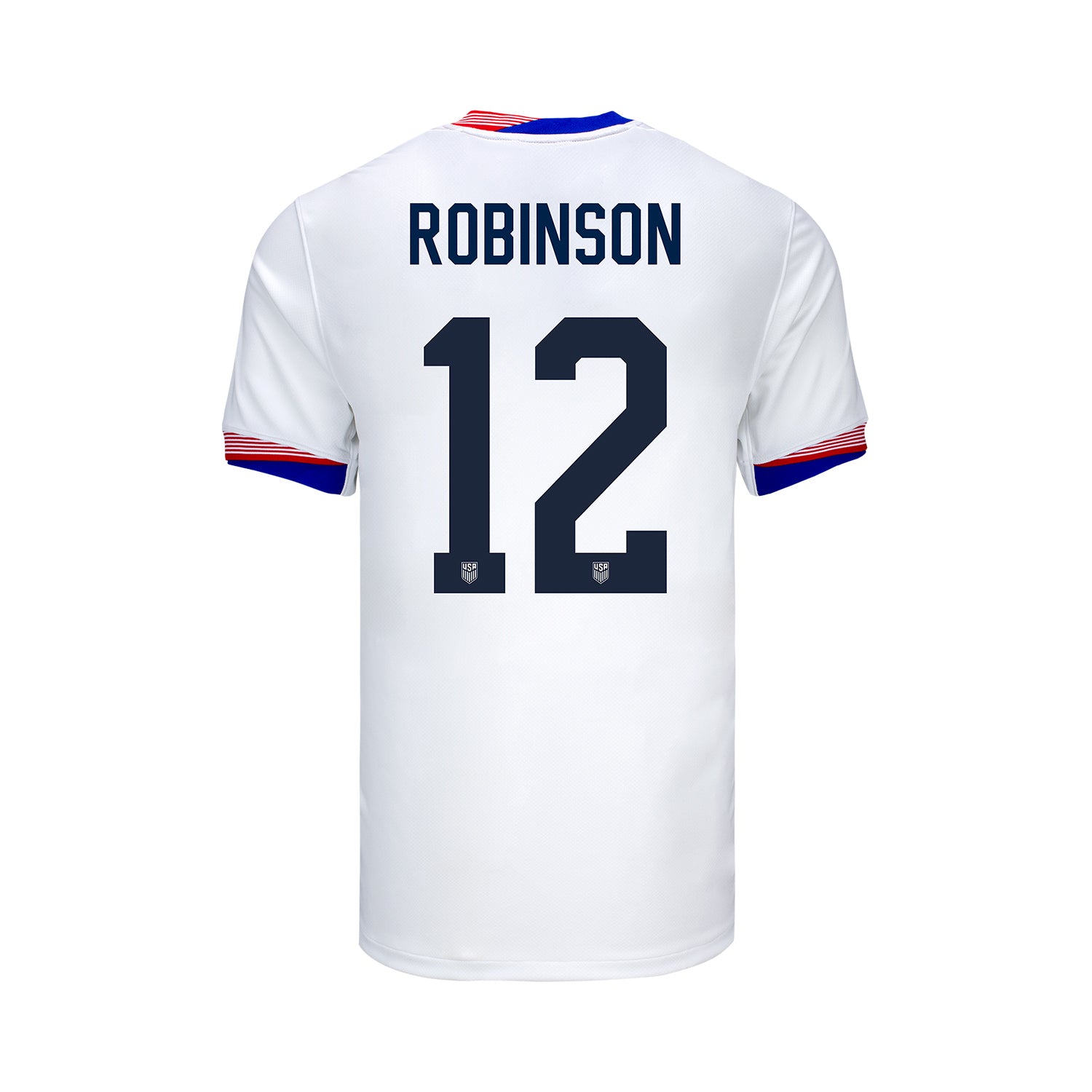 Youth Nike USMNT 2024 Personalized American Classic Home Stadium Jersey - Back View