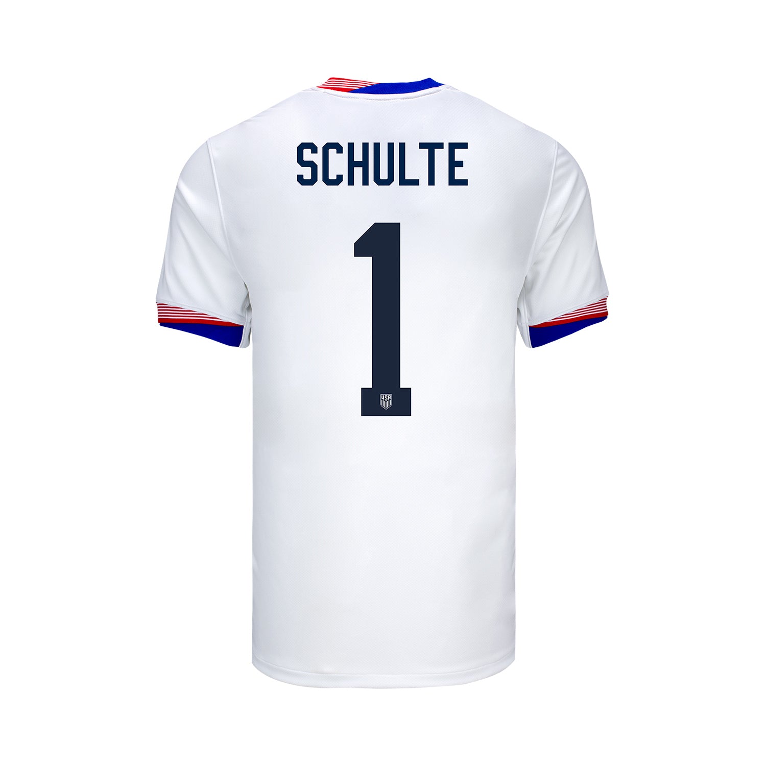 Youth Nike USMNT 2024 Personalized American Classic Home Stadium Jersey - Back View