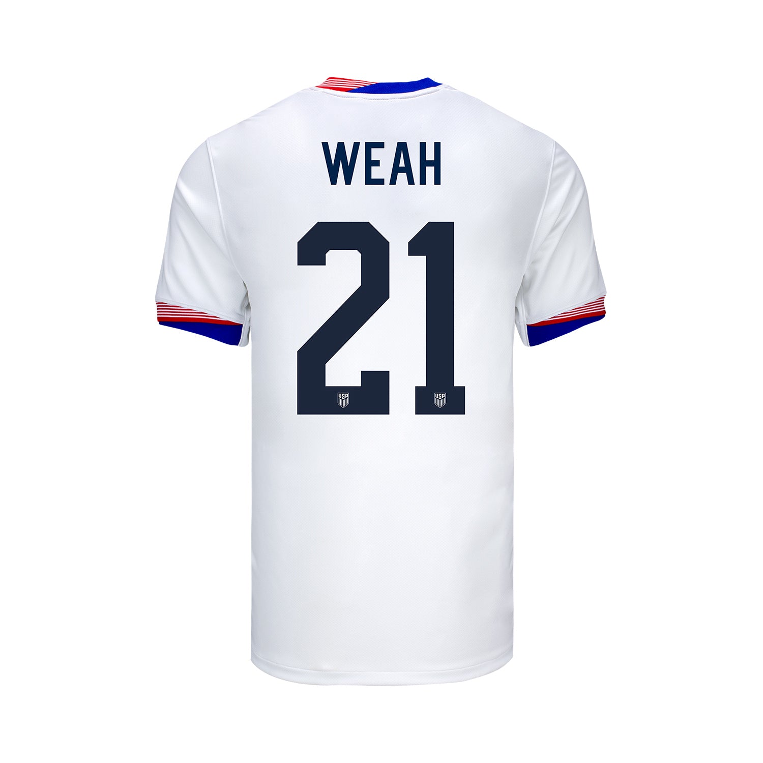 Youth Nike USMNT 2024 Personalized American Classic Home Stadium Jersey - Back View