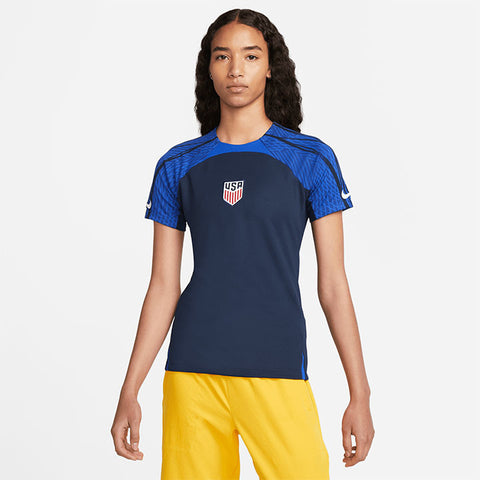Women's Nike USA Dri-Fit Strike Navy Training Top Official Soccer Store