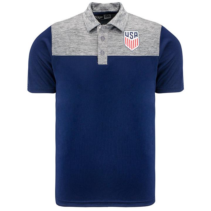 Men's 5th and Ocean USA Crest LC Polo 