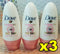 3x Dove Women Antiperspirant Deodorant Invisible Dry Roll On 50mL Floral Touch