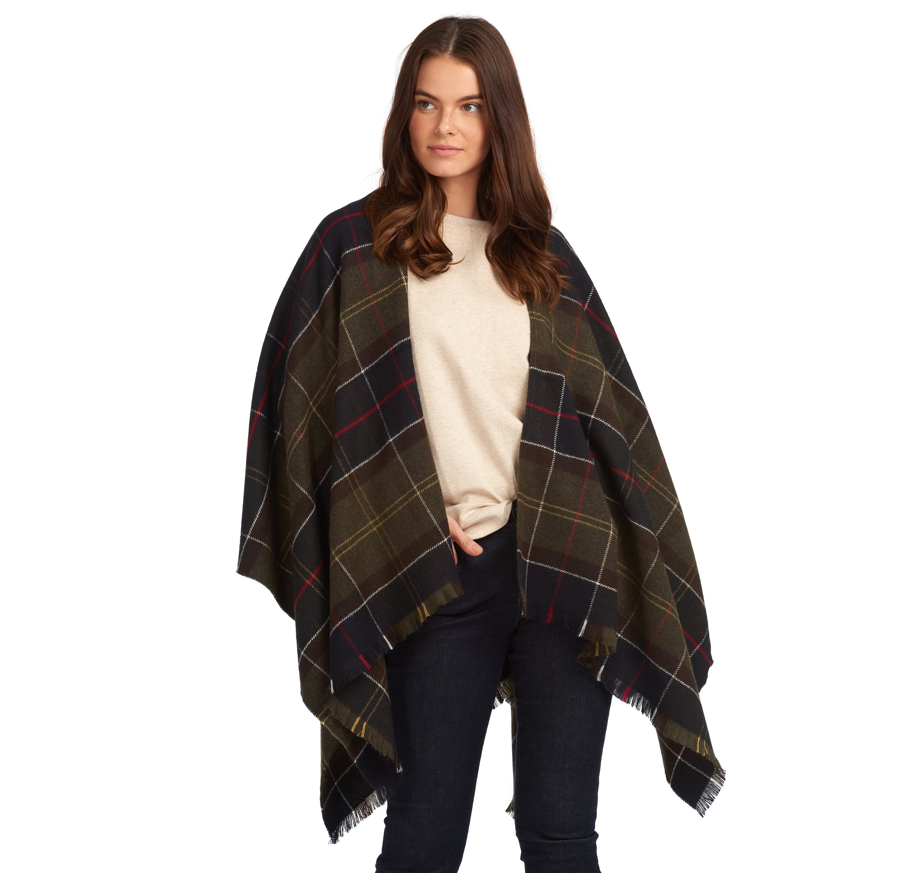 barbour staffin tartan serape