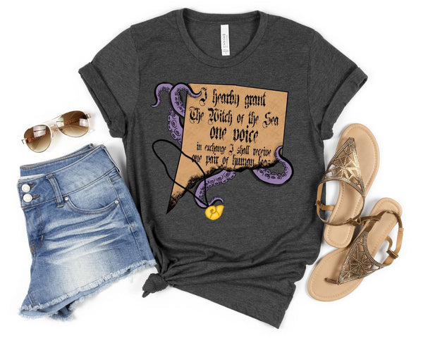 Ursula the Sea Witch Shirt | Little Mermaid Voice Shirt | Disney Shirts