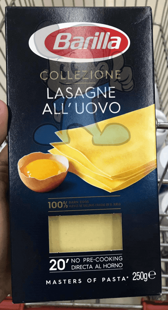 Barilla Collezione Lasagne All'Uovo Pasta (2 x 250 g) – TinderoBoy