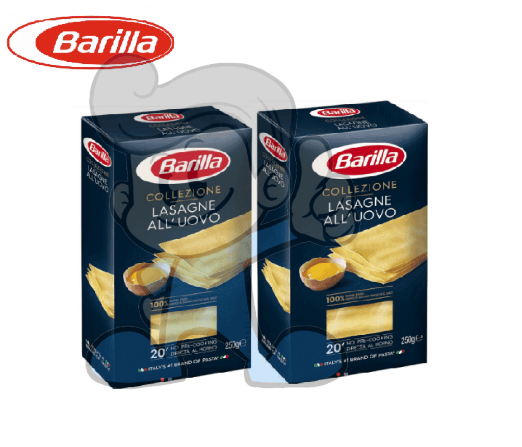 Barilla Collezione Lasagne All'Uovo Pasta (2 x 250 g) – TinderoBoy