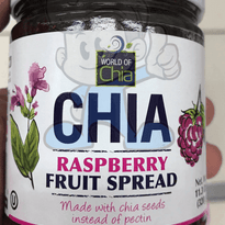 World Of Chia Raspberry Fruit Spread 320G Groceries