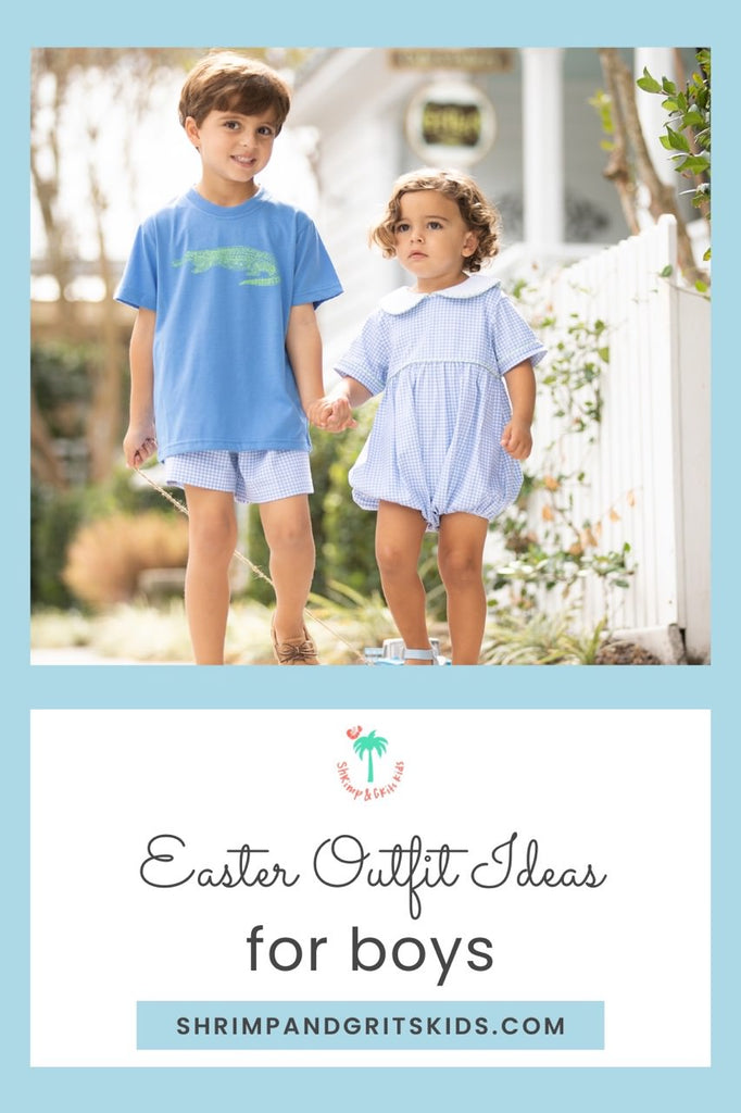 5 Easter Outfit Ideas for Boys pinterest pin