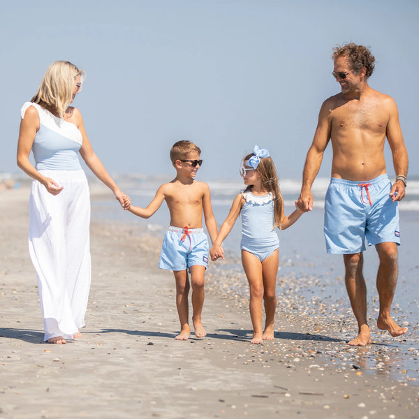 family walking down the beach -  - Kids Clothing Store Online,Children's Clothing & Apparel Clothing Gives Back
