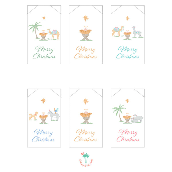 nativity giftcards - Downloadable Christmas Gift Tags and Notecards