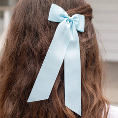 light blue hair bow for little girls shrimp and grits kids clothing Accessories for Boys and Girls They'll Love