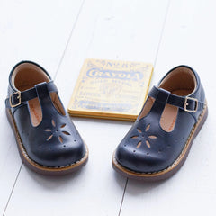 T-strap navy blue mary janes shrimp and grits kids clothing