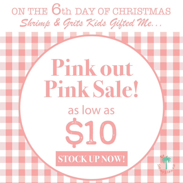 pink sale - 12 Days of Christmas day 6